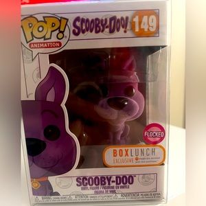 Scooby purple flocked